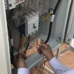 جرقه زدن تابلو برق