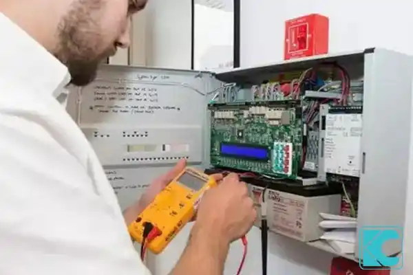 تست باتری بک‌آپ سیستم اعلام سرقت